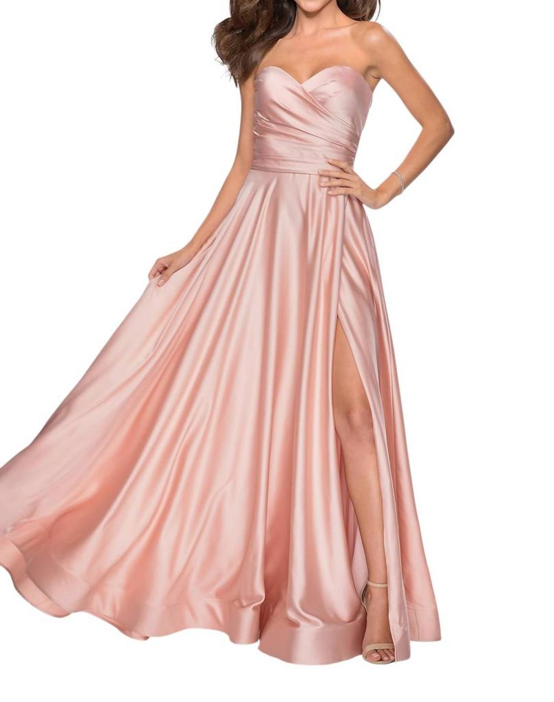 La Femme La Femme - Strapless Gown