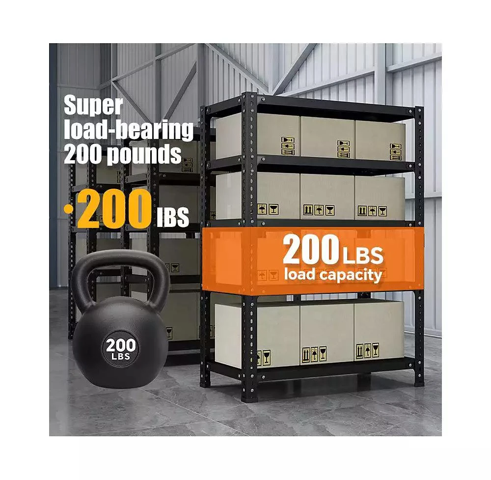 Flynama Household storage rack, adjustable display rack, basement balcony storage rack, carbon steel storage rack, 120cm 50cm 180cm, five floors 6