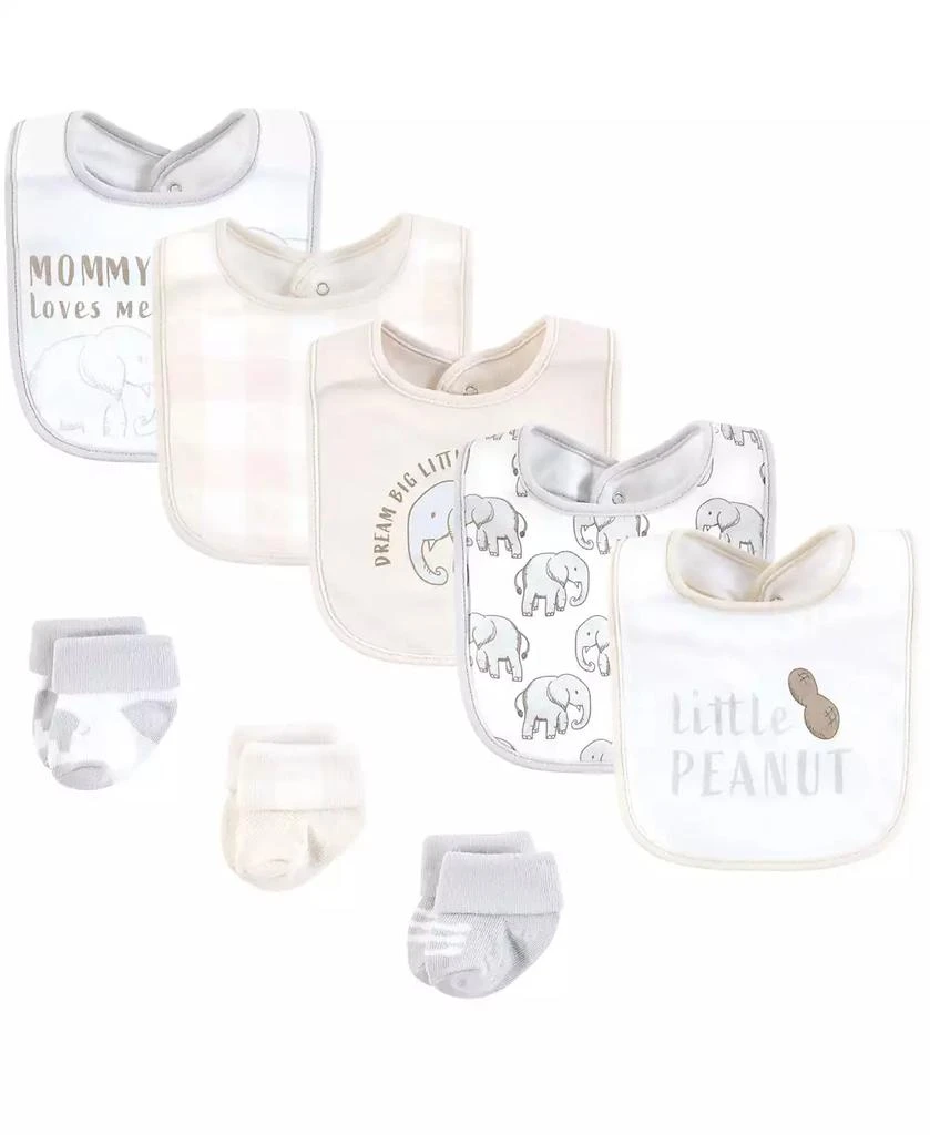 Hudson 8-Piece Bib and Sock Collection for Any Baby