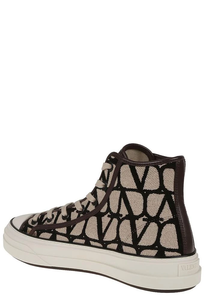 Valentino Valentino Round Toe High-Top Sneakers 3