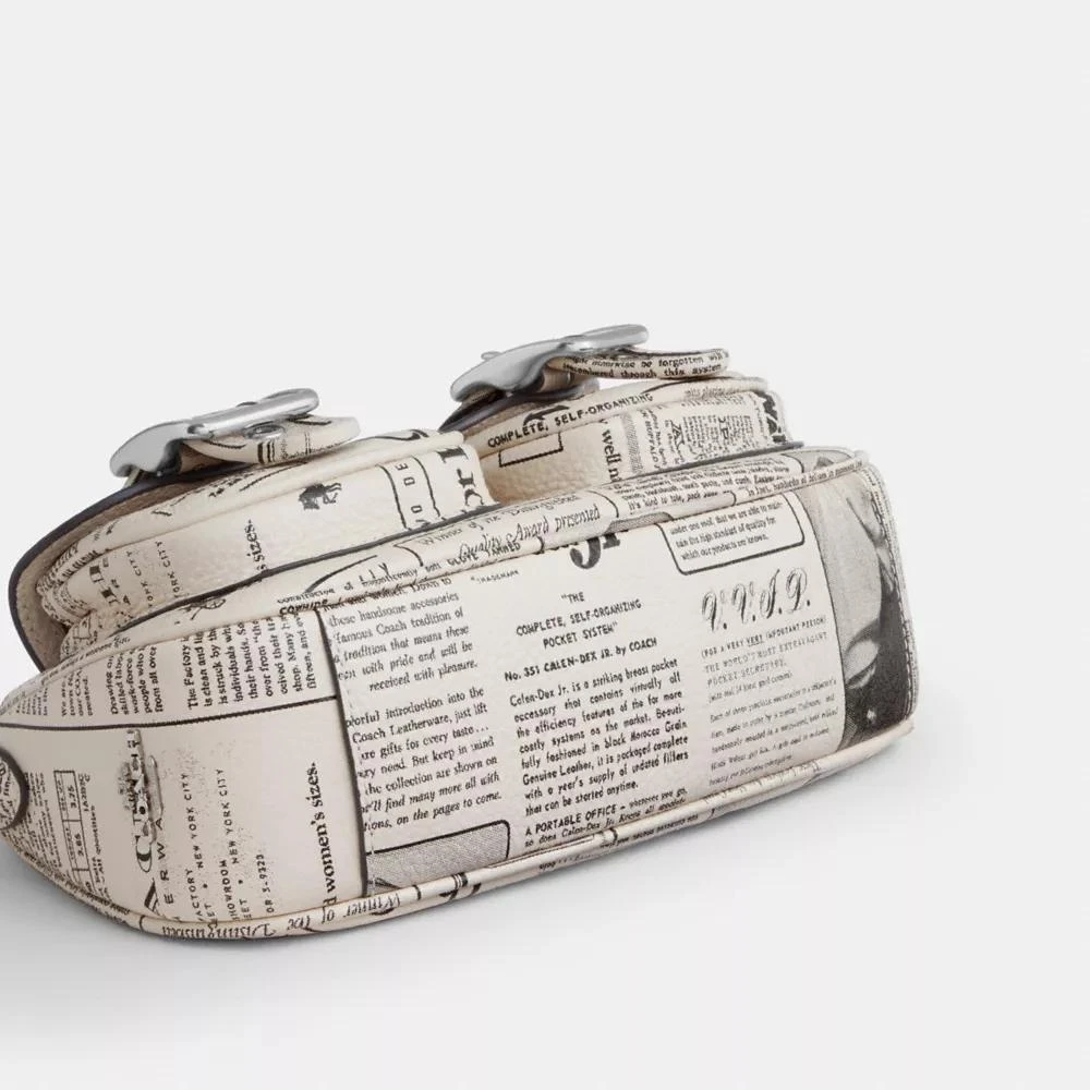 Coach Ashton Shoulder Bag With Newspaper Print 7
