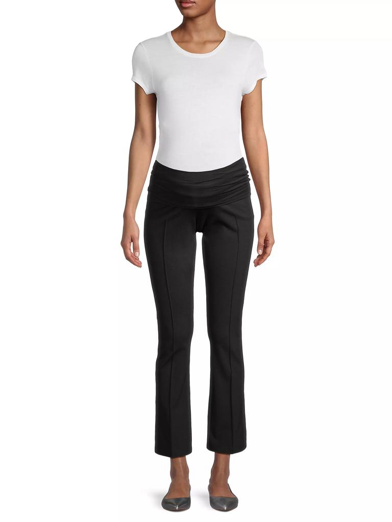 Nom Maternity London Ponté Maternity Crop Pants