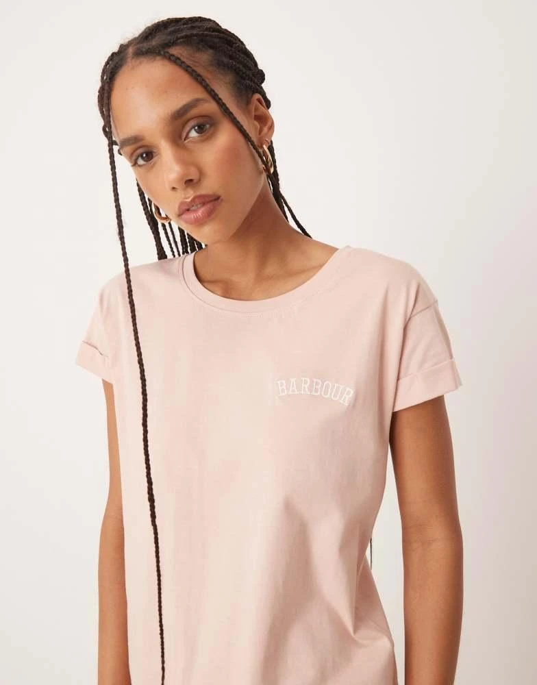 Barbour Barbour Kenmore t-shirt in primrose pink 1