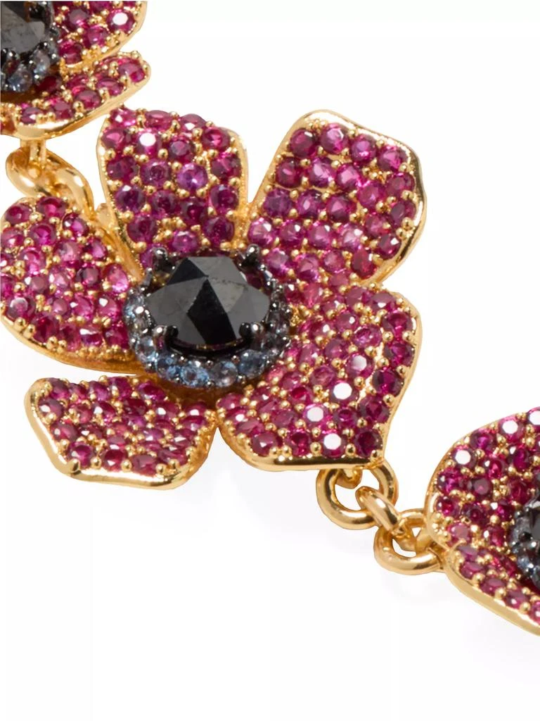 Kate Spade Poppy Power Goldtone, Cubic Zirconia & Glass Necklace 2