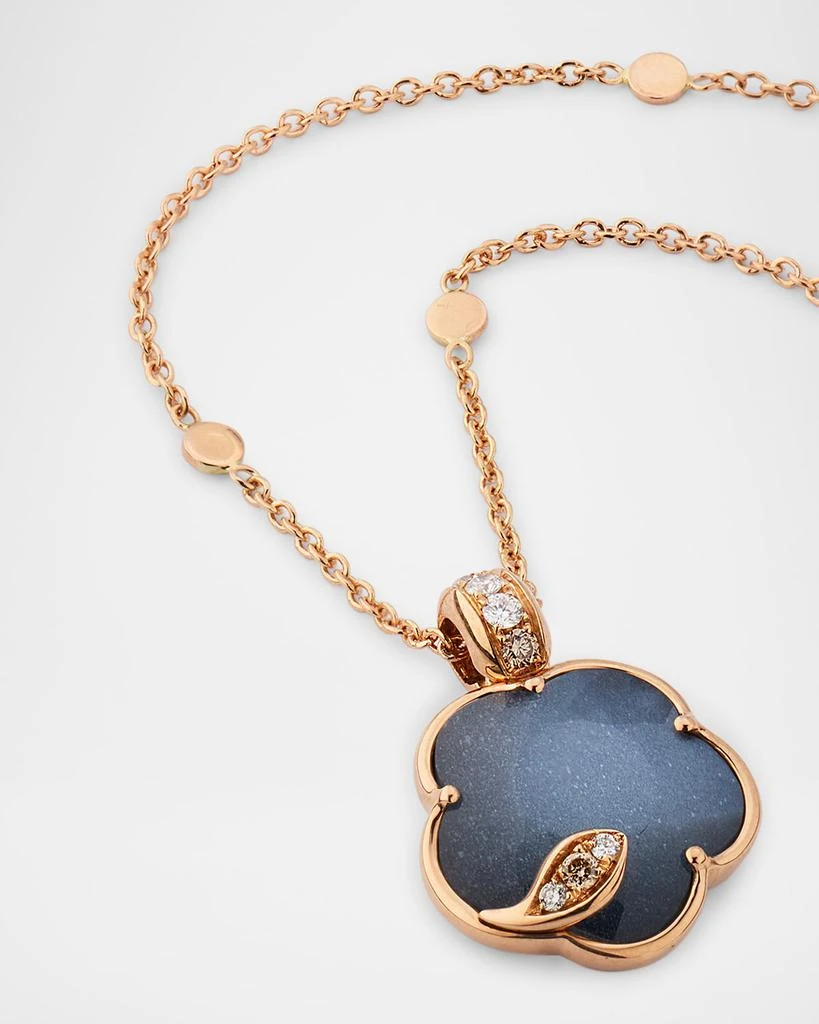 Pasquale Bruni Ton Joli 18K Rose Gold Diamond and Moonstone-Onyx Pendant Necklace 3