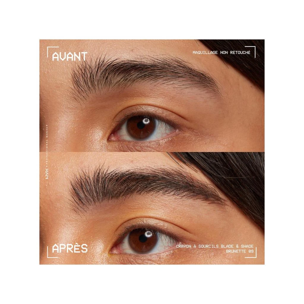 Octopus x Nyx Blade & Shade, Crayon Sourcils Double Embout, Tenue Jusqu'À 16H, Ash Blonde 51