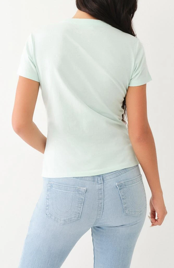 True Religion Rhinestone Accent Cotton Graphic T-Shirt 2