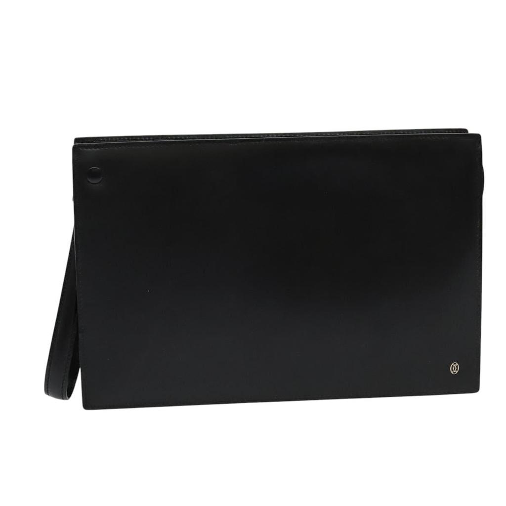 Cartier Must Line Leather Clutch Bag (Pre-Owned)