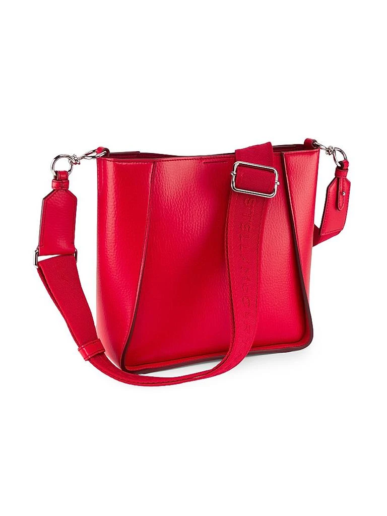 Stella McCartney Mini Studded Logo Grainy Crossbody Bag 3