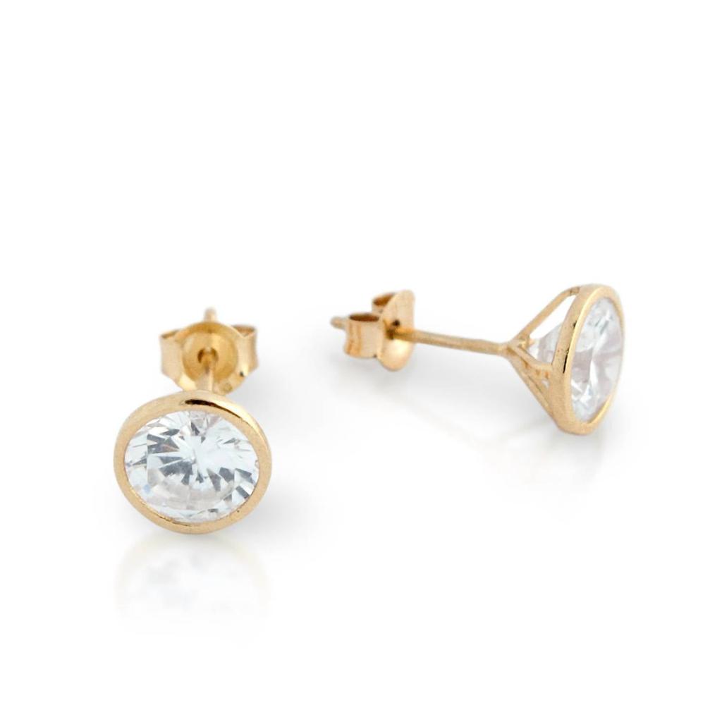 Jessica Elliot Jessica Elliot - Women
s Vermeil "Soli" Studs Cubic Zirconia