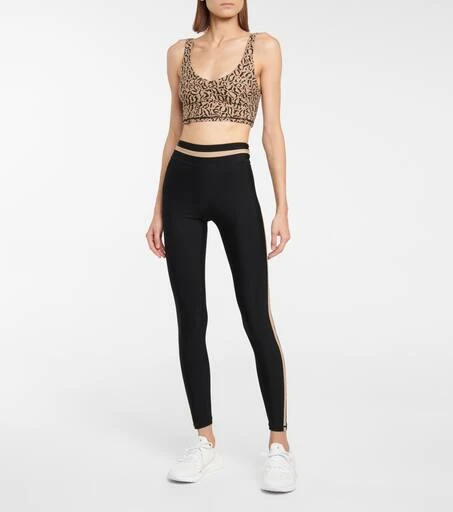 The Upside Candice leopard-print sports bra 2