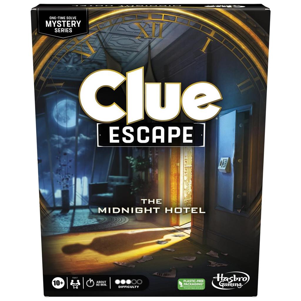 Hasbro Clue Escape Deception High Rise Hotel Board Game