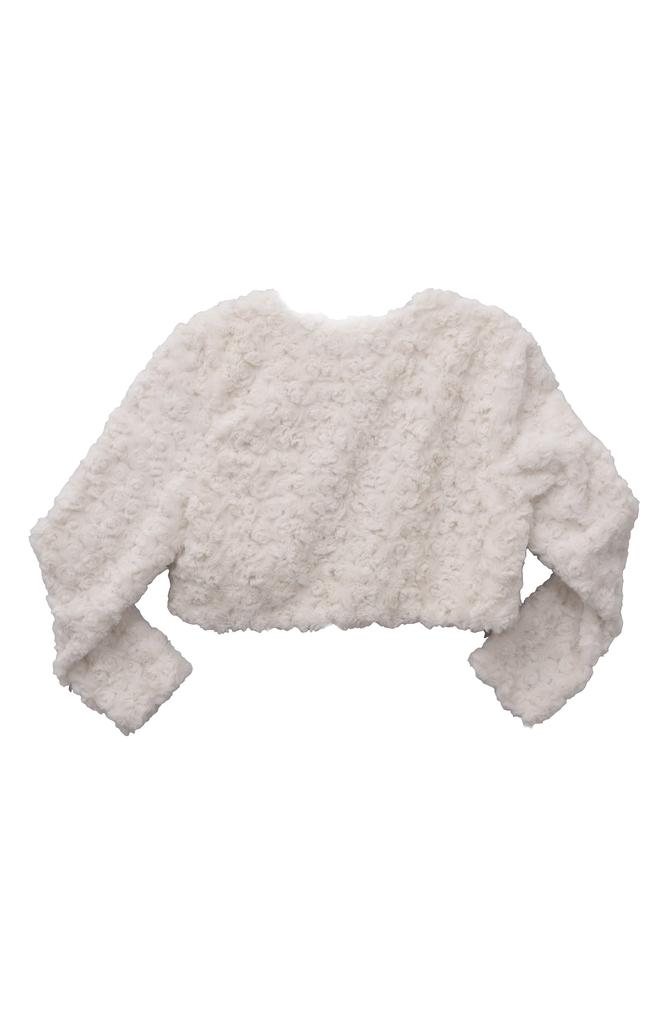 Bonnie Jean Kids' Faux Fur Crop Jacket