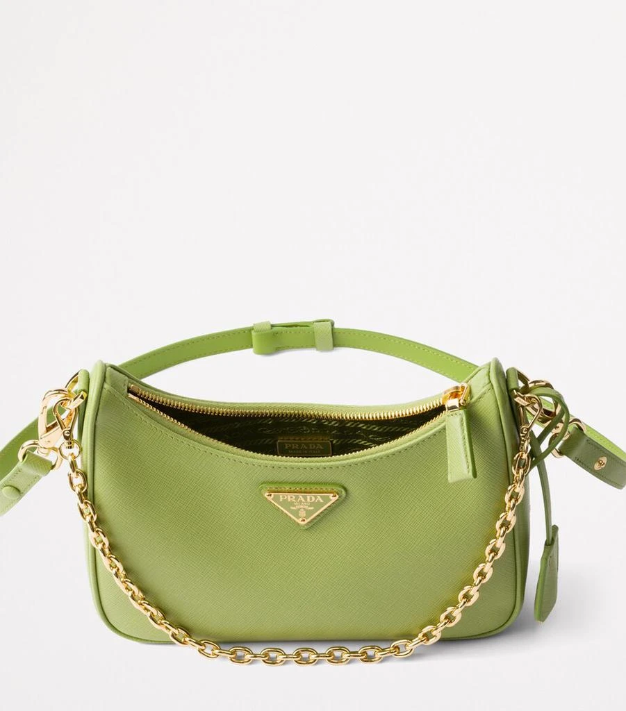 Prada Mini Saffiano Leather Re-Edition Shoulder Bag 4
