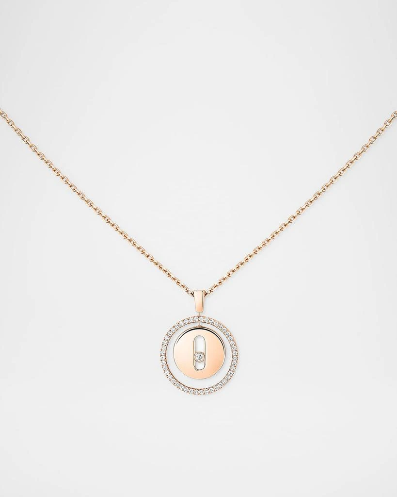 Messika LUCKY MOVE 18K ROSE GOLD DIAMOND NECKLACE 1