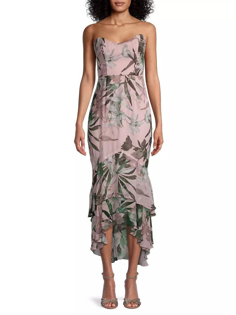 Katie May Cece Ruffled Floral Gown 3