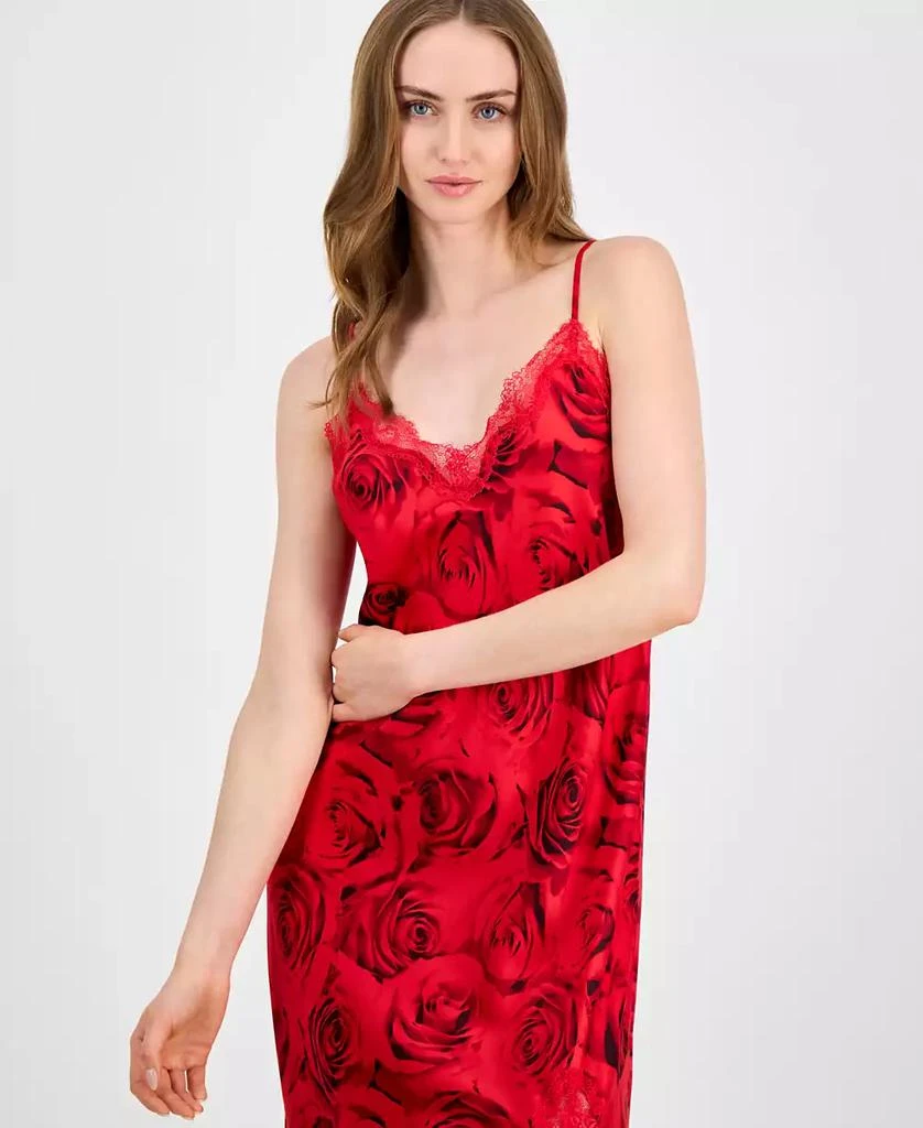 INC International Women
s Lace-Trim Satin Nightgown, Exclusively at Macy
s 3