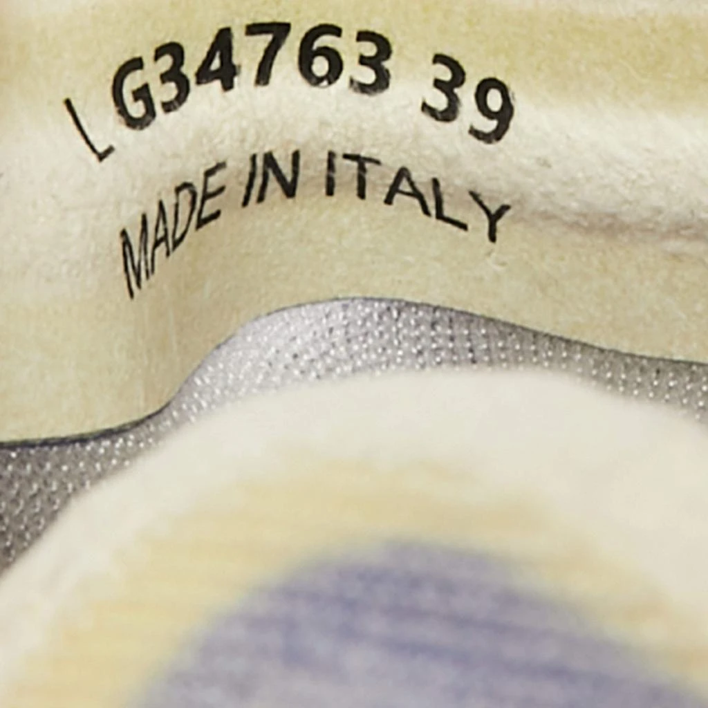 Chanel Chanel Purple/White Net And Fabric Lyrca Logo Trainers Sneakers Size 39 7