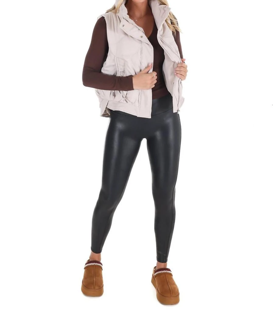 HYFVE Hyfve - Just Go With It Zip Up Puffer Vest 4