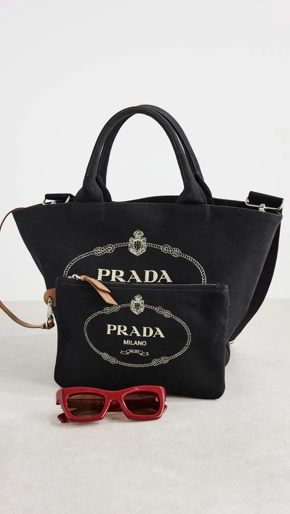 Shopbop Archive Prada 2-Way Tote Bag, Canapa Canvas 2