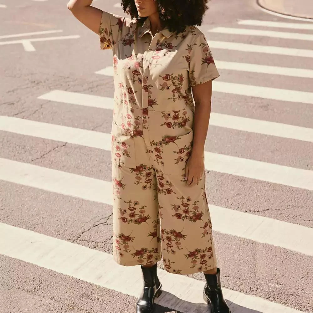 Universal Standard Women
s Kate Stretch Cotton Twill Jumpsuit 4