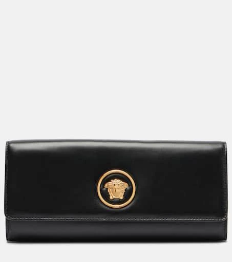 Versace La Medusa leather clutch 1