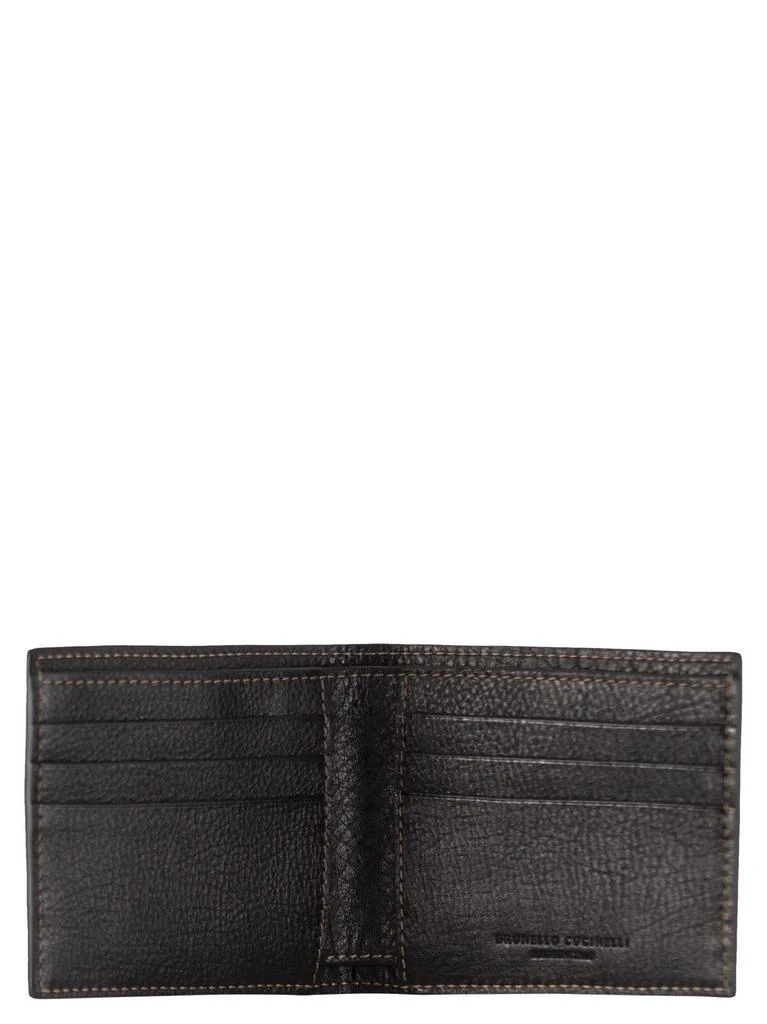 Brunello Cucinelli Brunello Cucinelli Logo Embossed Bi-Fold Wallet 3