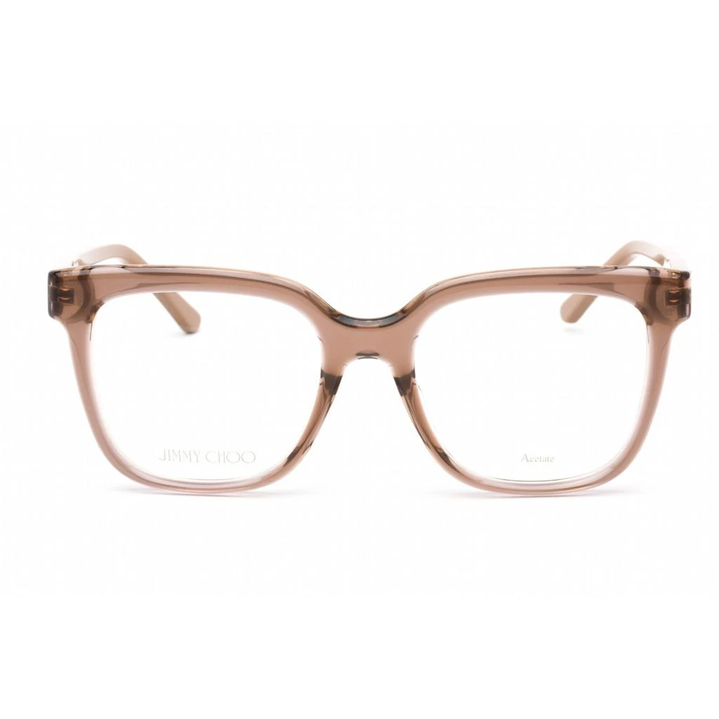 Jimmy Choo Jimmy Choo Men's Eyeglasses - Full Rim Square Nude Plastic Frame | JC315/G 0FWM 00 2