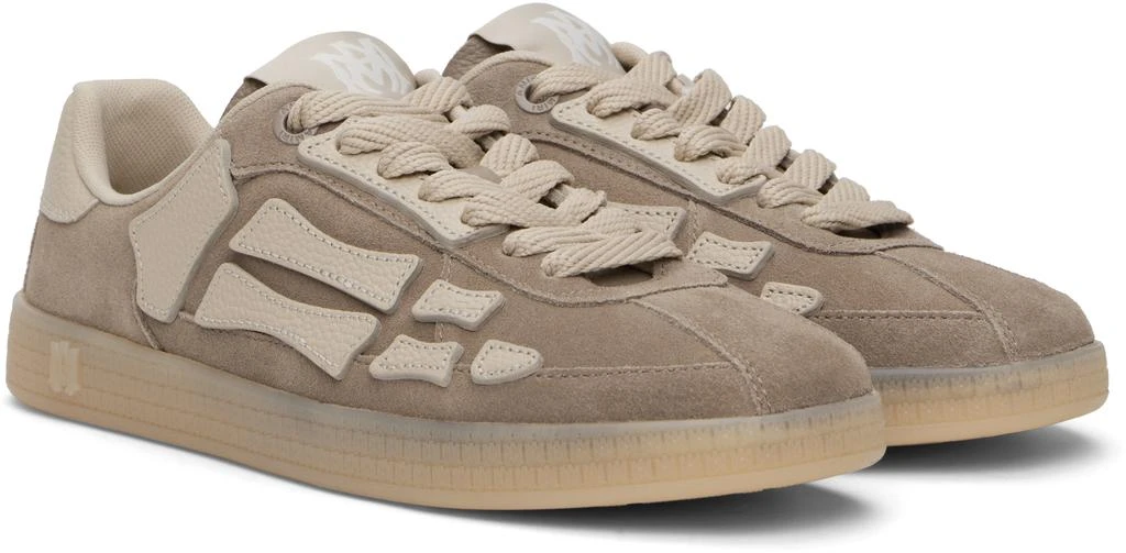 AMIRI Brown Pacific Bones Sneakers 4
