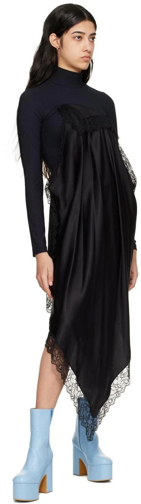 Maria Black Silver Polo Huggie Earring 4