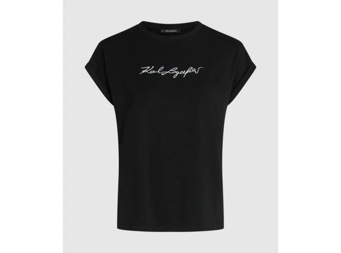 Karl Lagerfeld Paris SLEEVELESS SIGNATURE T-SHIRT