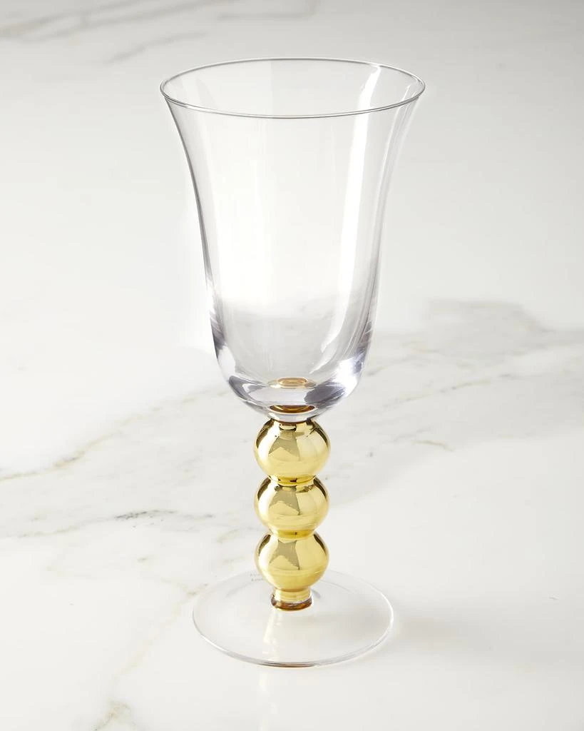 Neiman Marcus Gold Ball Single Glass Goblet from Neiman Marcus
