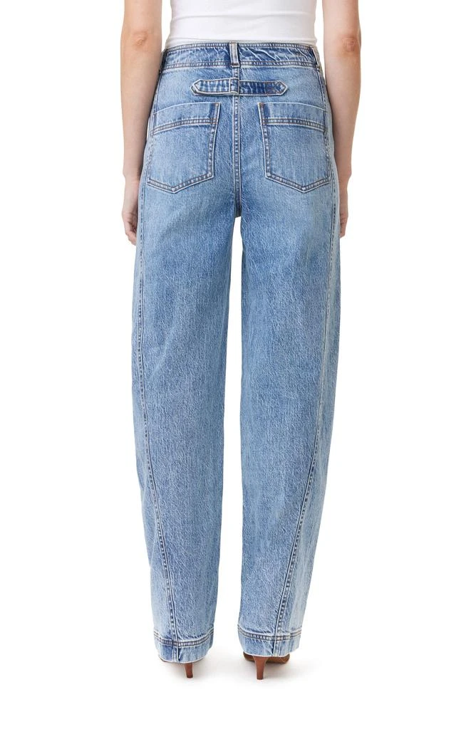 Habitual High Waist Side Panel Ankle Barrel Leg Jeans 2