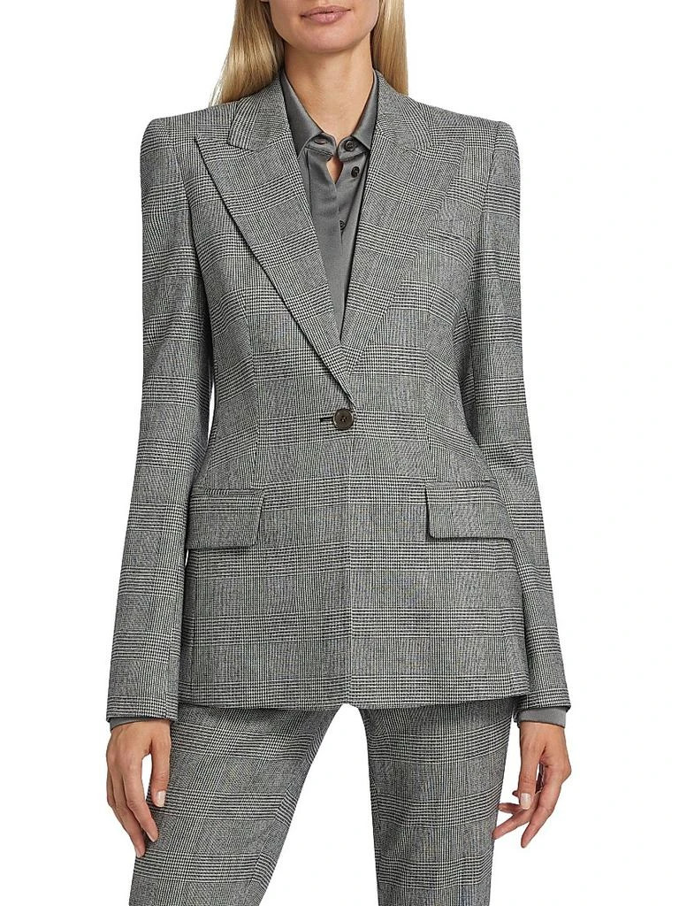 Michael Kors Georgina Glen Check Blazer 3