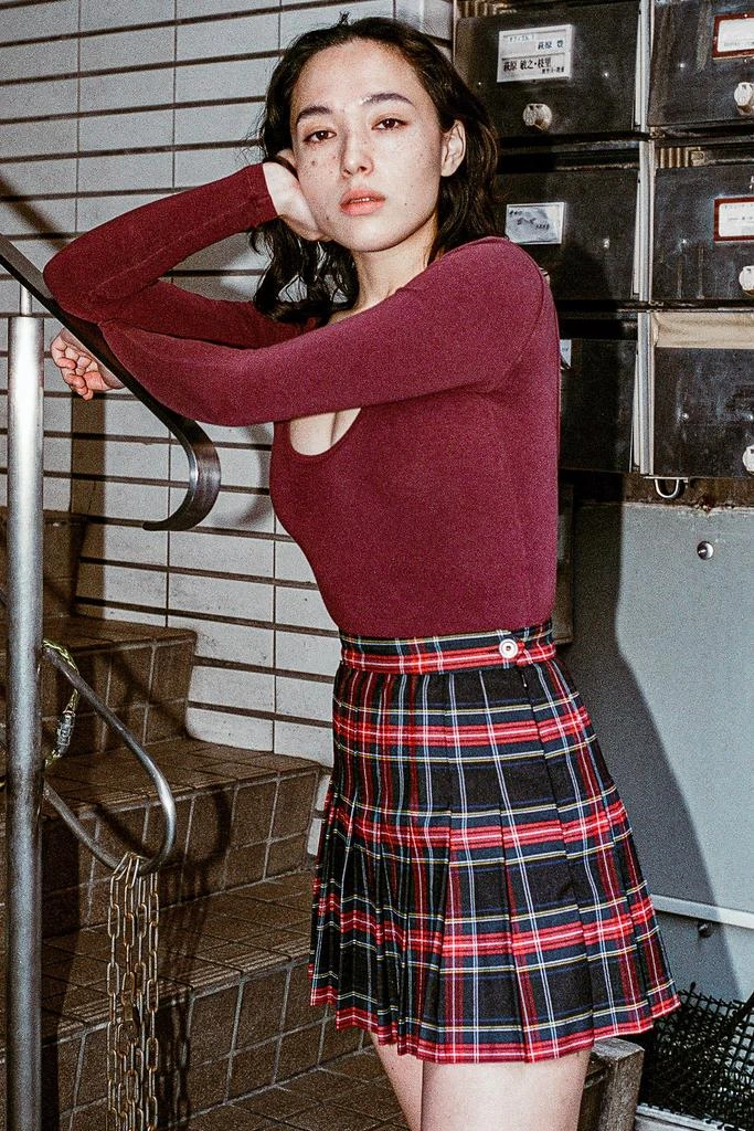 Los Angeles Apparel RGB300P - Plaid Tennis Skirt 2