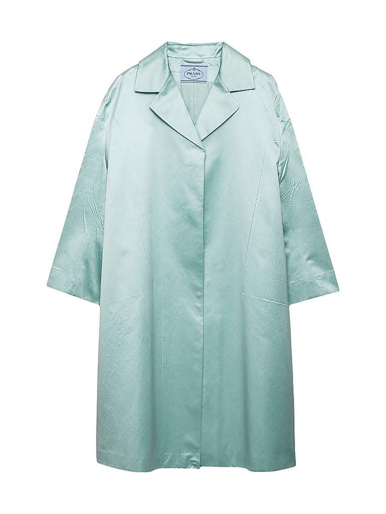 Prada Printed Cotton Single-Breasted Coat - Coats - Compare