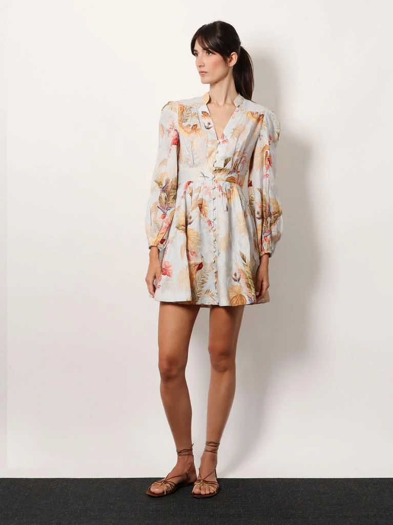 Zimmermann Ascension Plunge linen short dress - Dresses & Skirts - BeyondStyle Zimmermann Ascension Plunge linen short dress - Dresses & Skirts - BeyondStyle