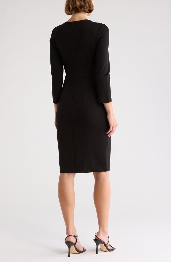 Eliza J Gathered Waist Sheath Dress