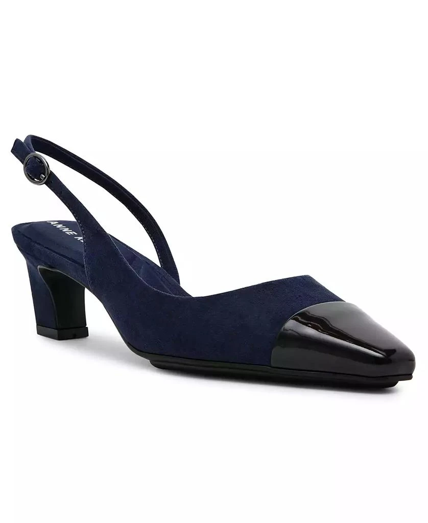 Anne Klein Women's Sama Cap Toe Slingback Dress Pumps 1