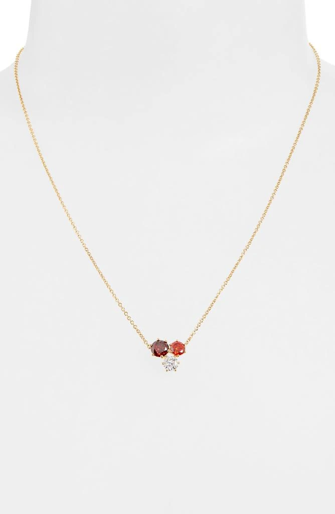 Nadri Natural Beauty Crystal Cluster Stud Earrings 
Necklace Set 4