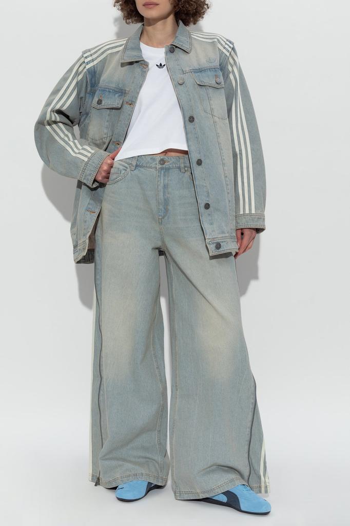 Adidas Adidas Originals Adilenium Season 3 Zip Washed Jeans