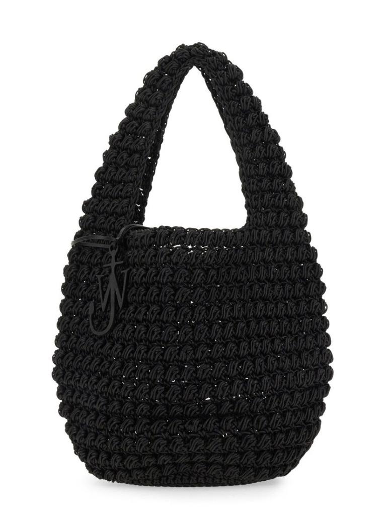 Nothing Written Black Jupi Knitted Tote - Tote Bags