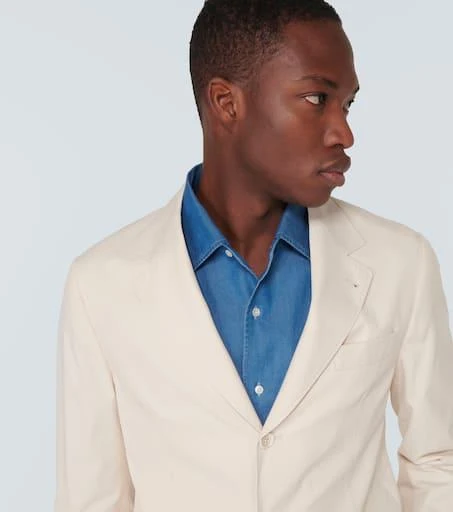 Brunello Cucinelli Cotton and cashmere-blend suit 7