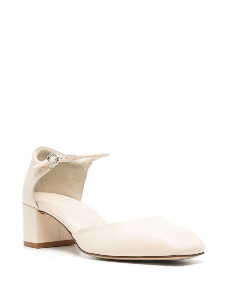 AEYDE MAGDA NAPPA LEATHER CREAMY SHOES