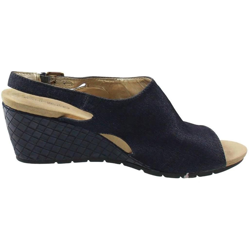 Bandolino Galatee Womens Buckle Manmade Wedge Heels 2