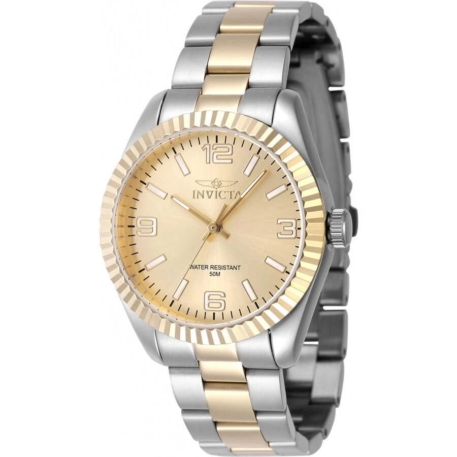 Invicta Specialty Quartz Gold Dial Ladies Watch 47472 1
