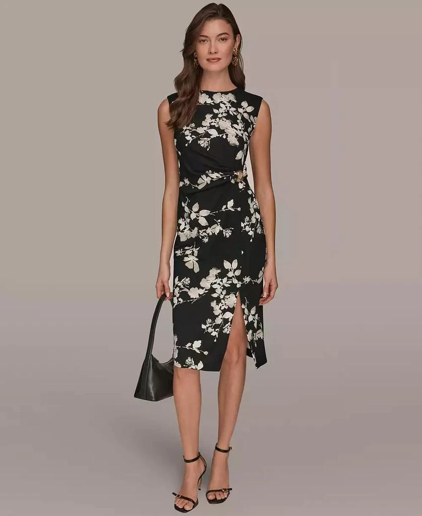 Donna Karan Women
s Floral Sheath Dress