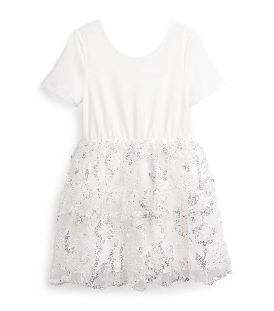 Self Portrait Sequin-Embellished Tulle Dress (3-12 Years) 1
