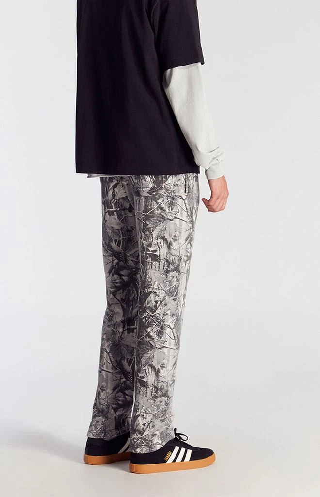 PacSun Gray Camo Straight Leg Sweatpants 3