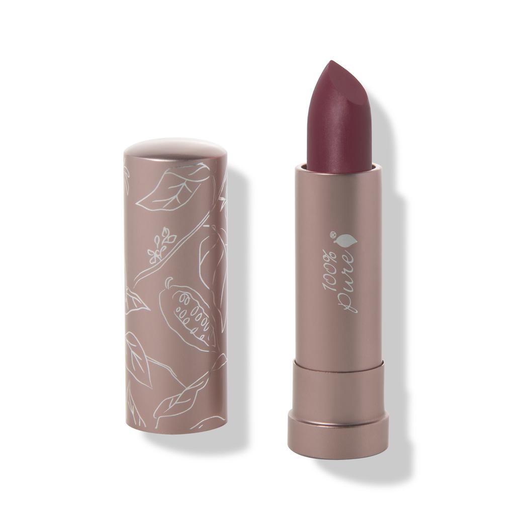 100% Pure Cocoa Butter Matte Lipstick: Winecup
